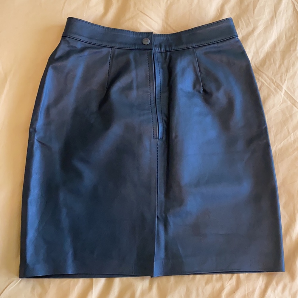 Leather Mini Skirt